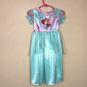 Disney Princess Toddler Girls’ The Little Mermaid Costume Play Night Gown Dress